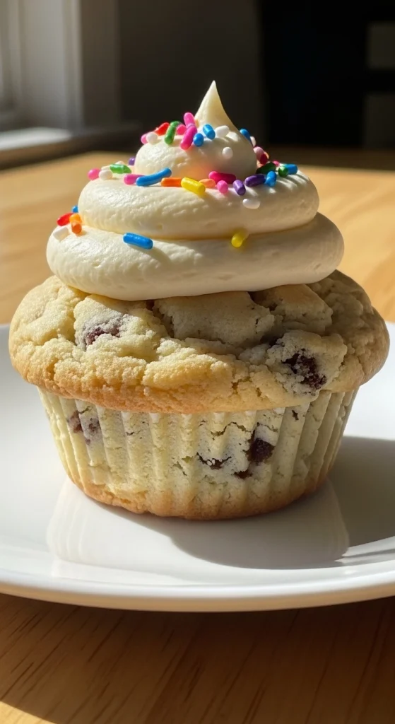 Kendall’s Cookie Dough Cupcake Cookie