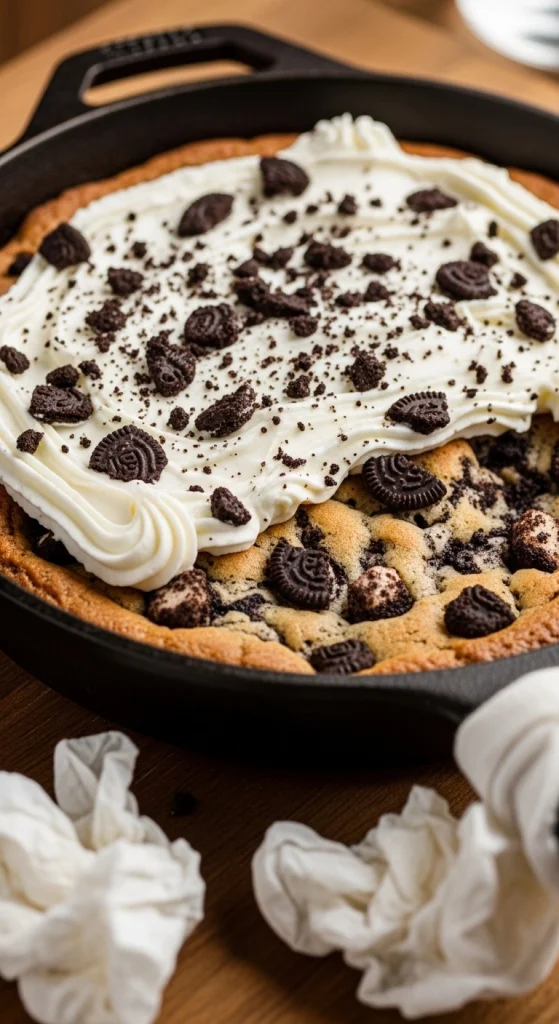 Khloé’s Cookies & Cream Skillet Cookie